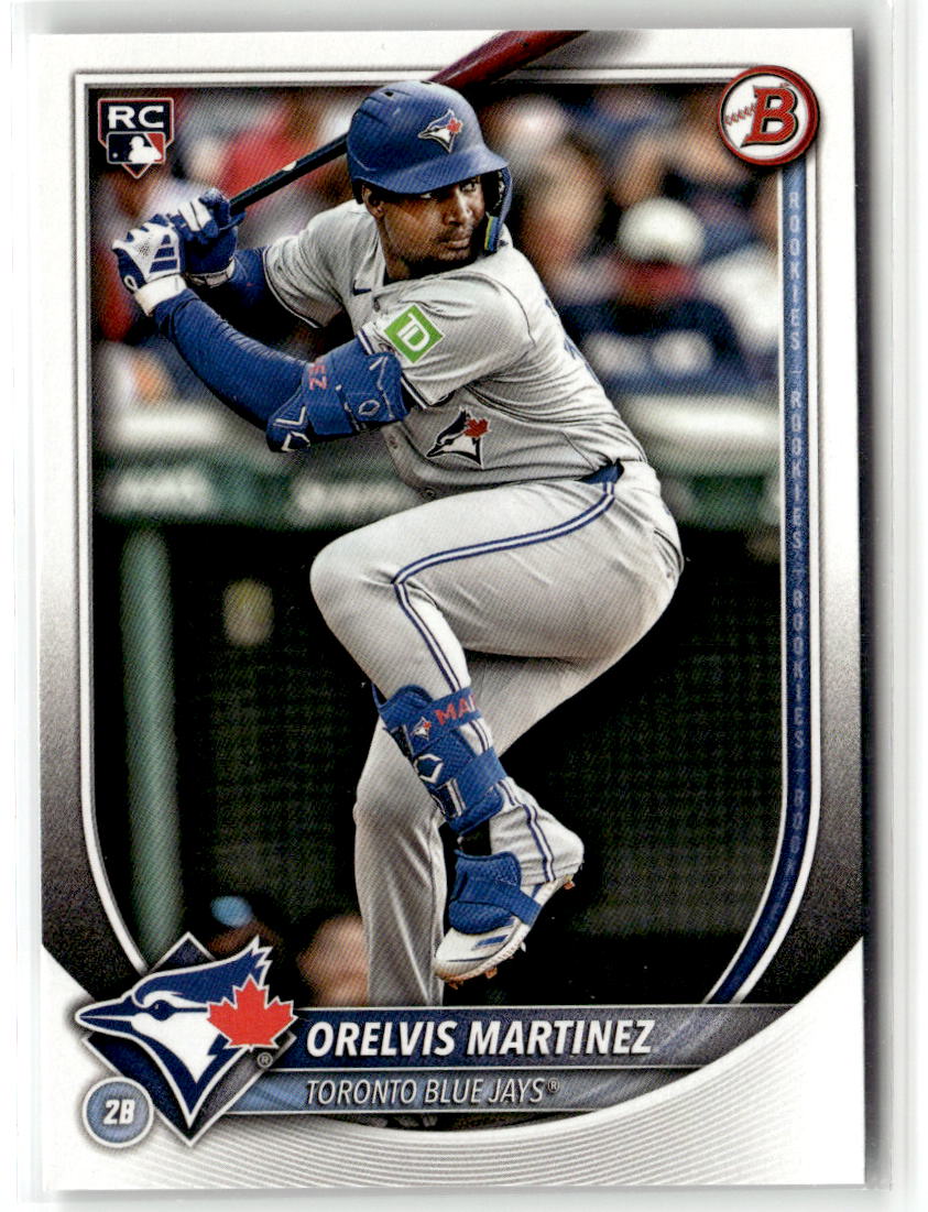 2025 Bowman Orelvis Martinez #75 (RC) front