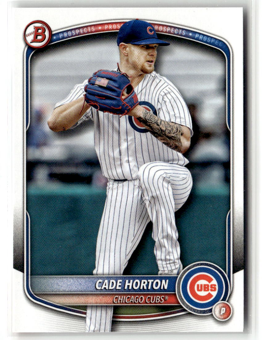 2025 Bowman Prospects Cade Horton #BP-10 (RC) front