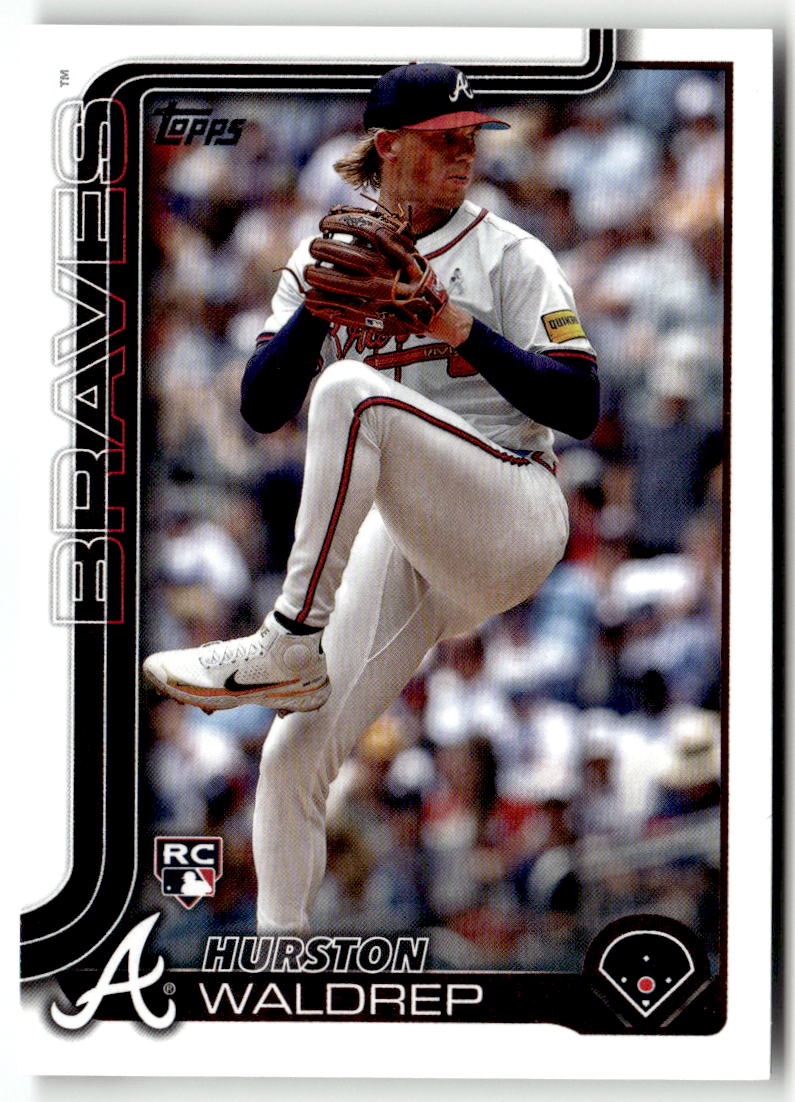 2025 Topps Hurston Waldrep #253 (RC) front