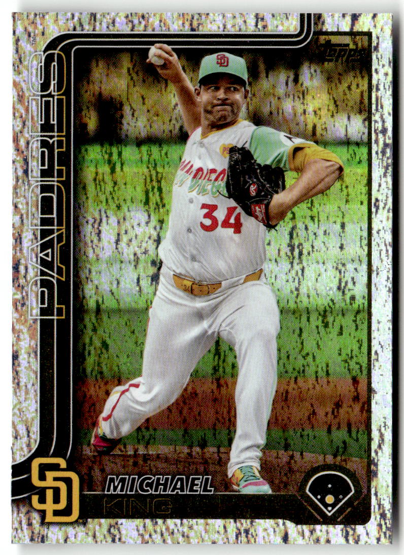 2025 Topps Michael King [Confetti] #195 front