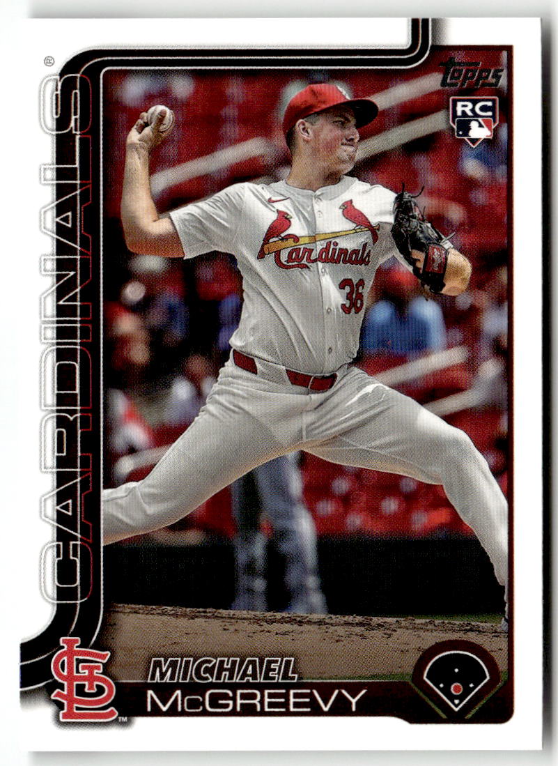 2025 Topps Michael McGreevy #193 (RC) front
