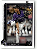 2025 Topps Series 2 Angel Chivilli #370 (RC) front