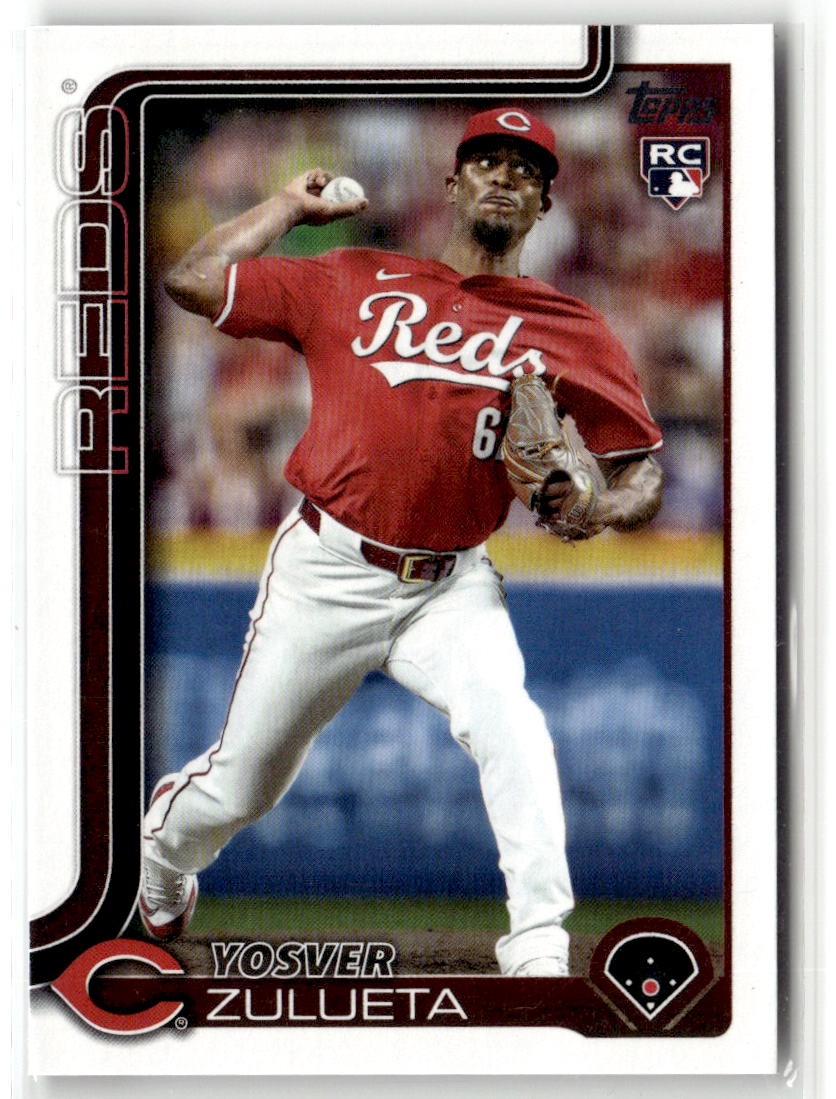 2025 Topps Series 2 Yosver Zulueta #372 (RC) front
