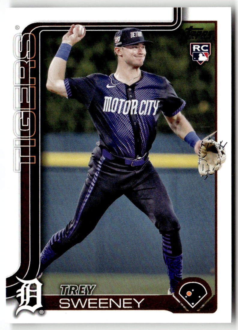 2025 Topps Trey Sweeney #67 (RC) front