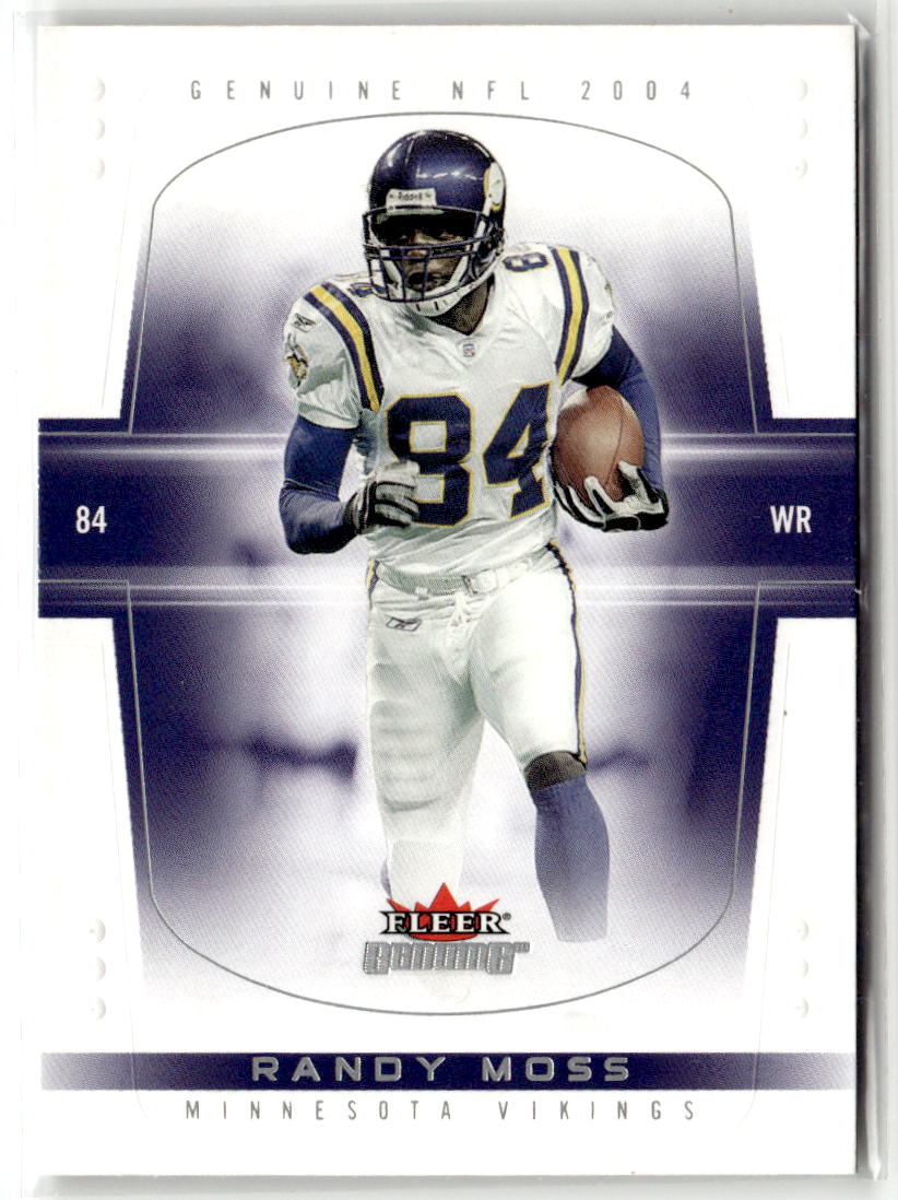 2004 Fleer Genuine Randy Moss #3 front