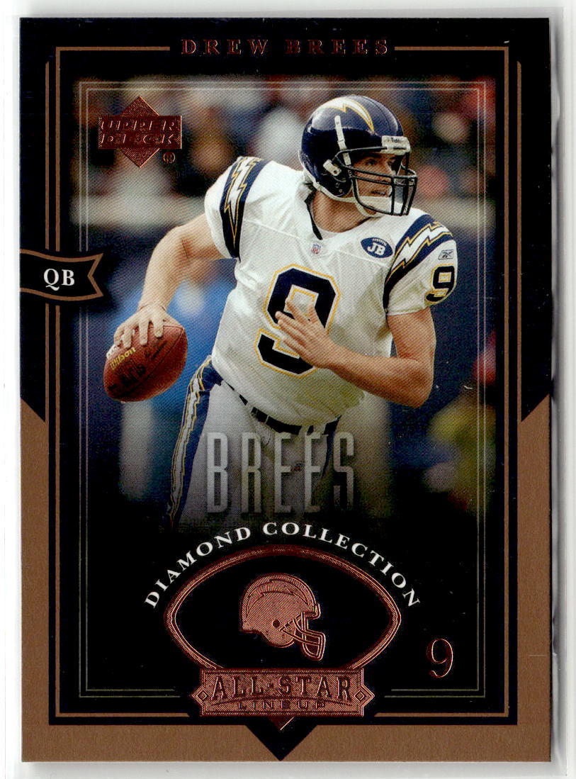 2004 Upper Deck Diamond Collection All Star Lineup Drew Brees #8 front