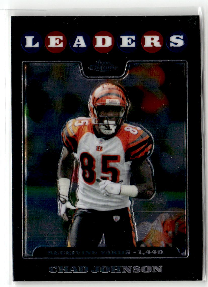 2008 Topps Chrome Chad Johnson #TC129 front