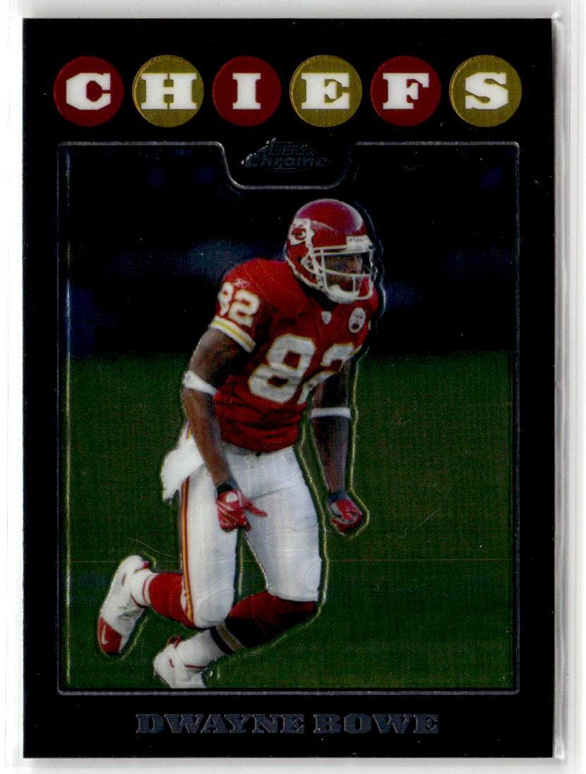 2008 Topps Chrome Dwayne Bowe #TC71 front