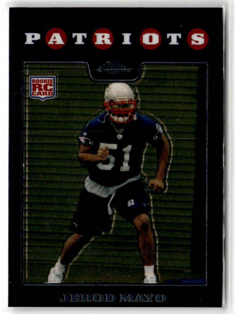 2008 Topps Chrome Jerod Mayo #TC246 front