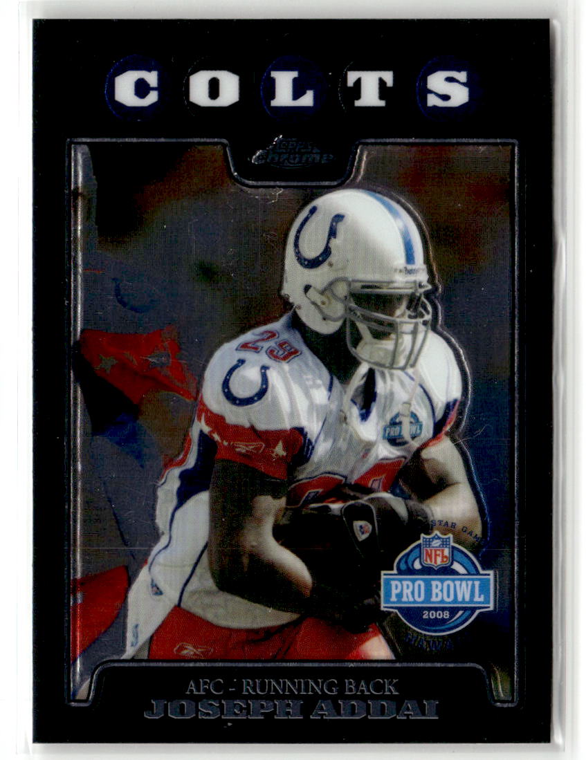 2008 Topps Chrome Joseph Addai #TC145 front