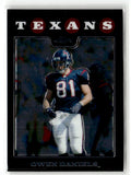 2008 Topps Chrome Owen Daniels #TC93 front