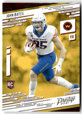 2021 Panini Prestige John Bates #279 (RC) front