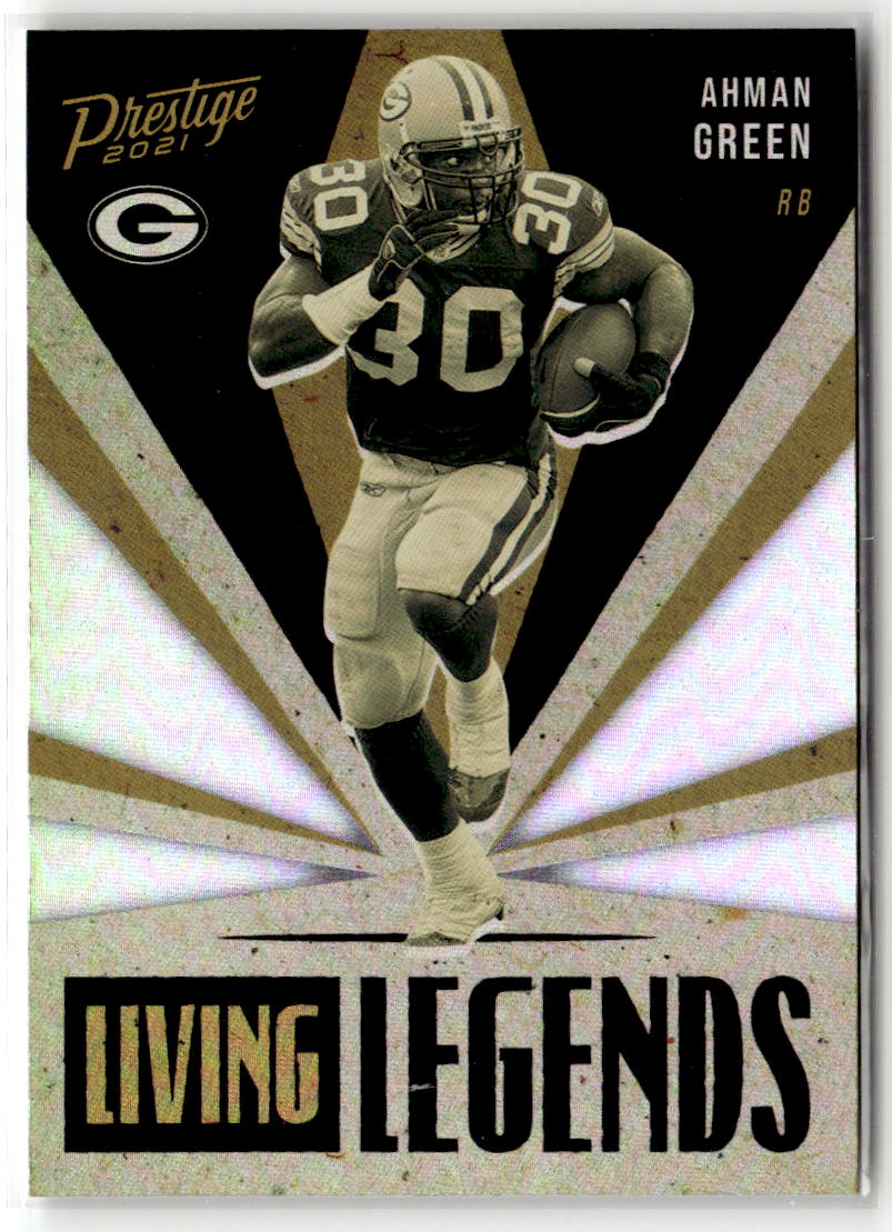 2021 Panini Prestige Living Legends Ahman Green #LL-15 front