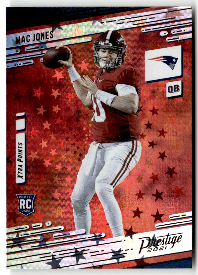 2021 Panini Prestige Mac Jones [Xtra Points Astral] #205 front