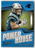 2021 Panini Prestige Power House Christian McCaffrey #PH-CM front
