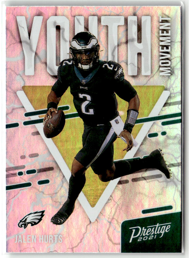 2021 Panini Prestige Youth Movement Jalen Hurts #YM-16 front