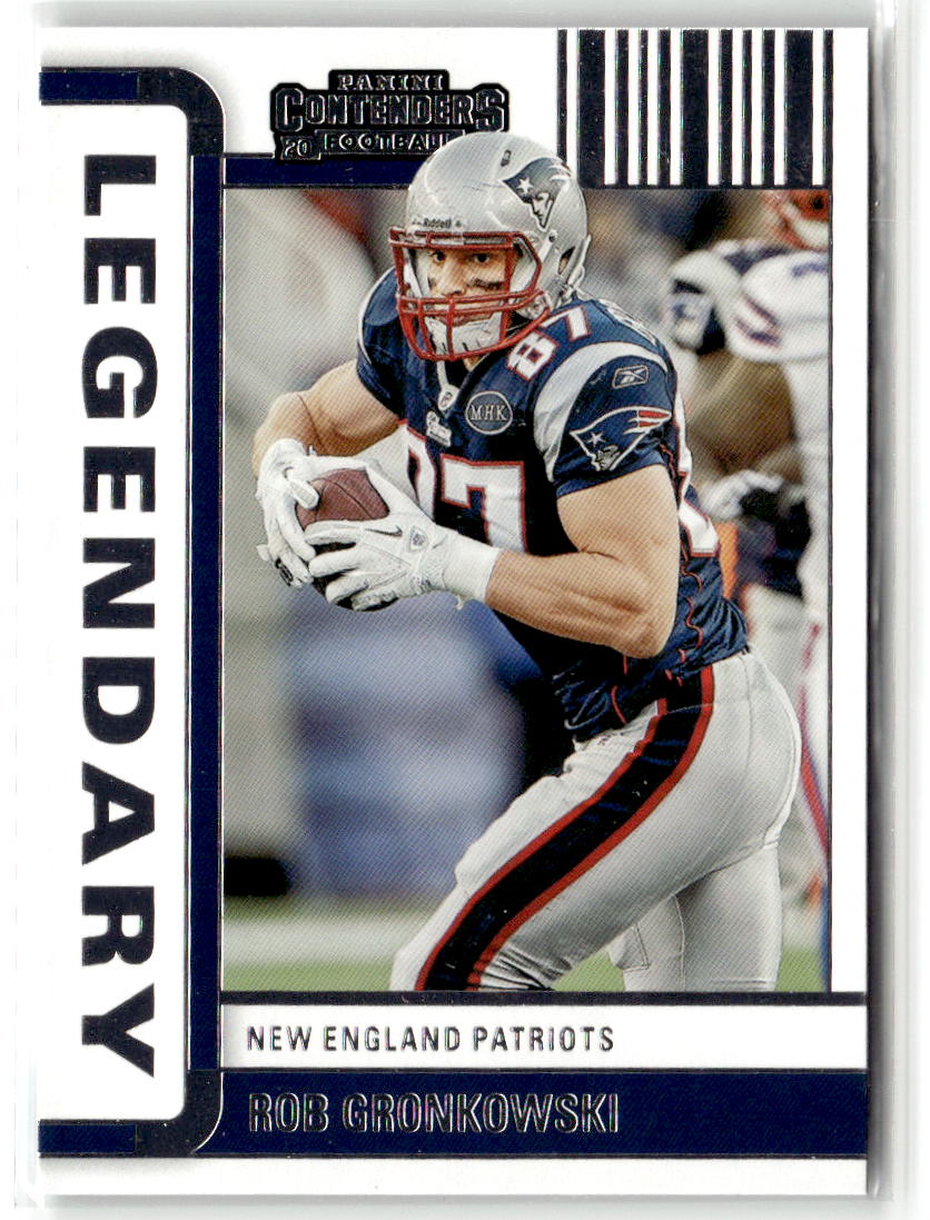 2022 Panini Contenders Legendary Rob Gronkowski #LGD-RGR front