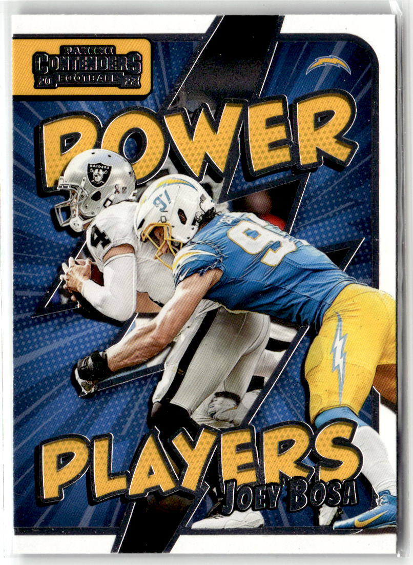 2022 Panini Contenders Power Players Joey Bosa #PWR-JBO front