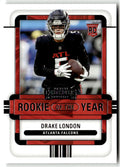 2022 Panini Contenders Rookie of the Year Drake London #ROY-DLO (RC) front