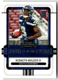 2022 Panini Contenders Rookie of the Year Kenneth Walker III #ROY-KWA (RC) front