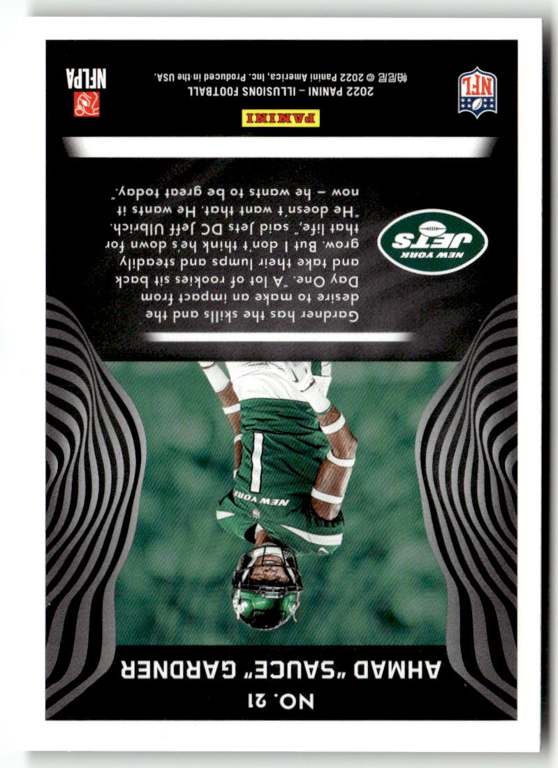 2022 Panini Illusions Ahmad 'Sauce' Gardner #21 (RC)