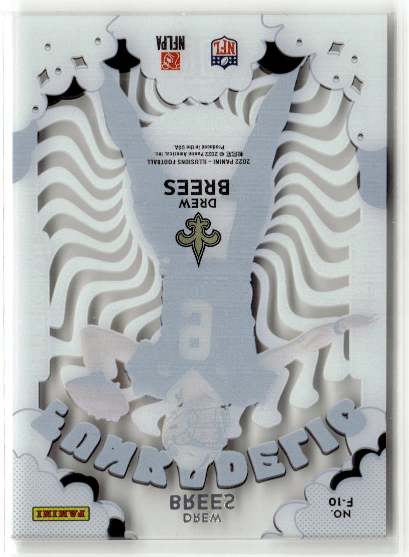 2022 Panini Illusions Funkadelic Drew Brees #F-10 back