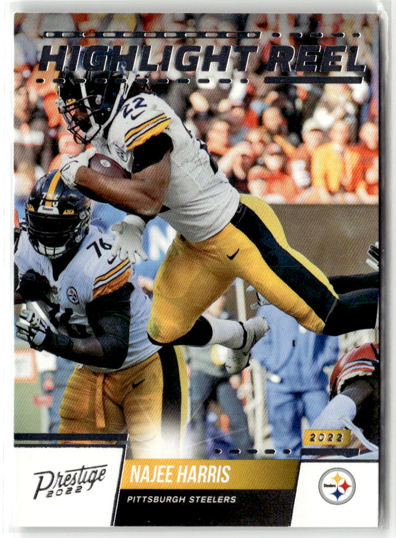 2022 Panini Prestige Highlight Reel Najee Harris #HR-18 front