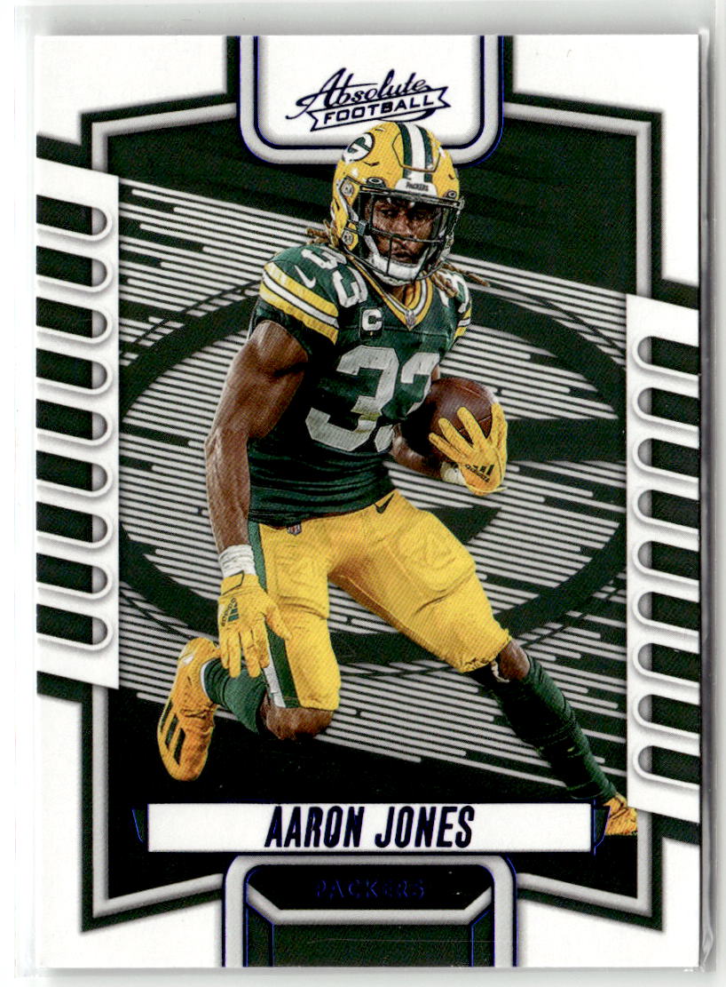 2023 Panini Absolute Aaron Jones [Purple] #64 front