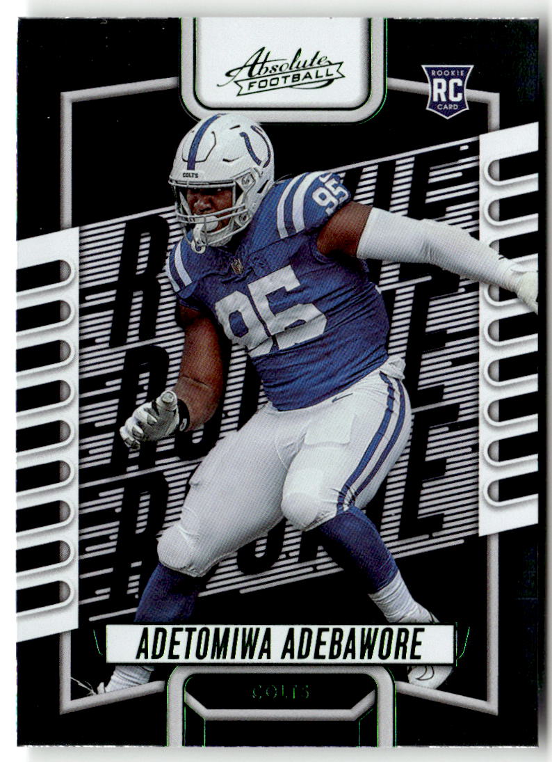 2023 Panini Absolute Adetomiwa Adebawore #194 (RC) front