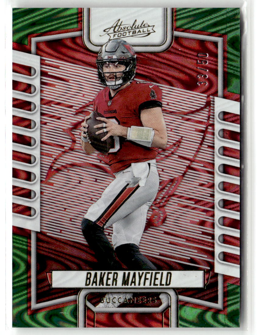 2023 Panini Absolute Baker Mayfield [Green Waves] #21 front