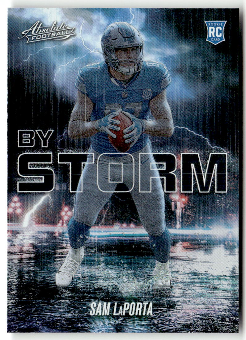 2023 Panini Absolute By Storm Sam LaPorta #BST-15 (RC) front