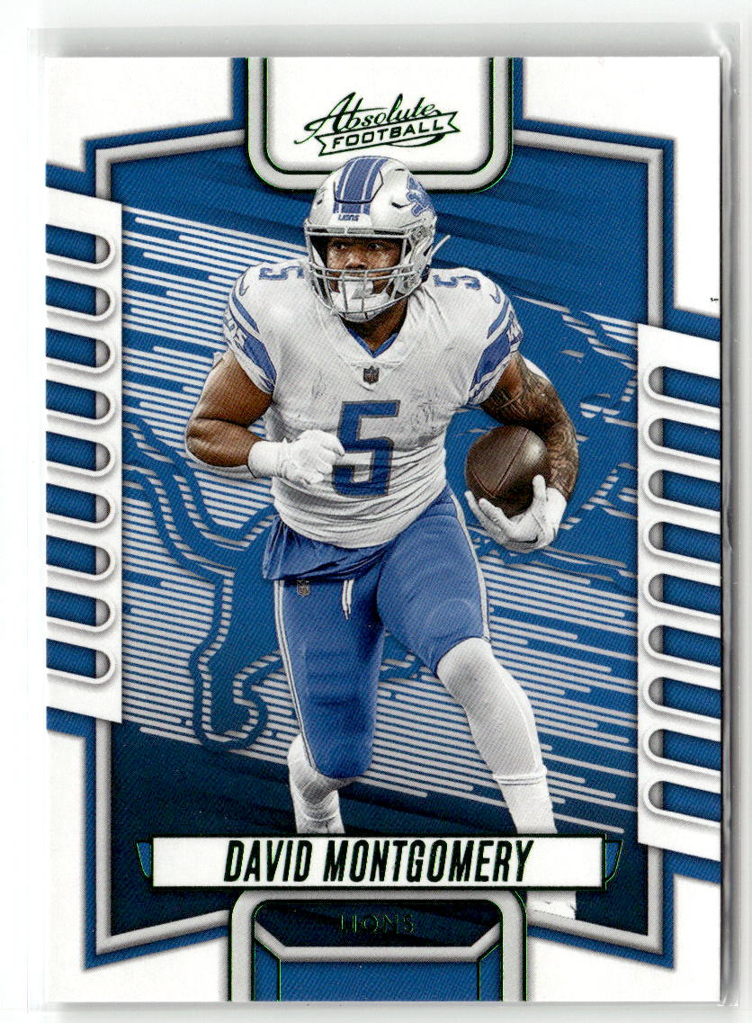 2023 Panini Absolute David Montgomery [Green] #63 front
