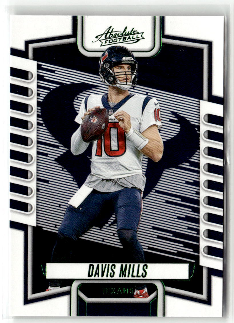 2023 Panini Absolute Davis Mills [Green] #8 front