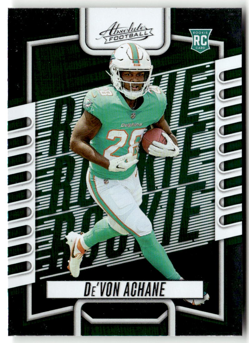 2023 Panini Absolute De'Von Achane #130 (RC)