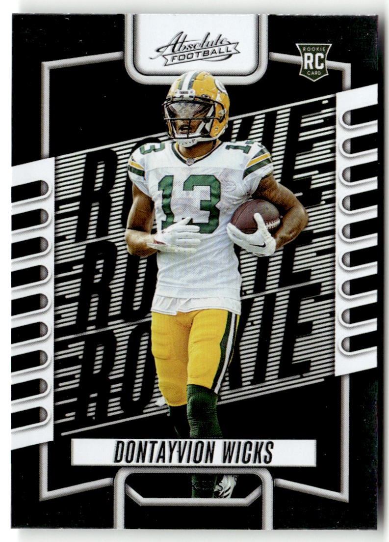 2023 Panini Absolute Dontayvion Wicks #199 (RC) front