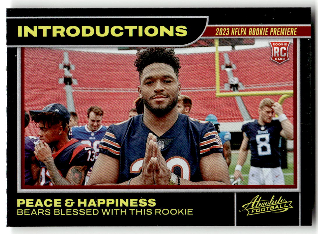 2023 Panini Absolute Introductions Roschon Johnson #8 (RC) front