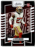 2023 Panini Absolute Ji'Ayir Brown #185 (RC)