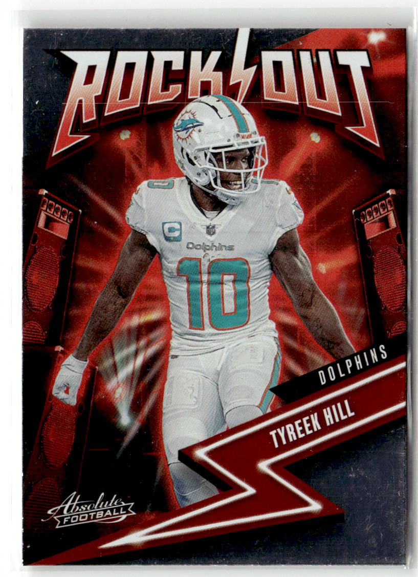 2023 Panini Absolute Rock Out Tyreek Hill #19 front