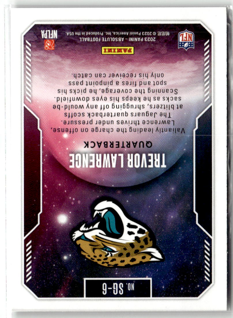 2023 Panini Absolute Star Gazing Trevor Lawrence #SG-6 back