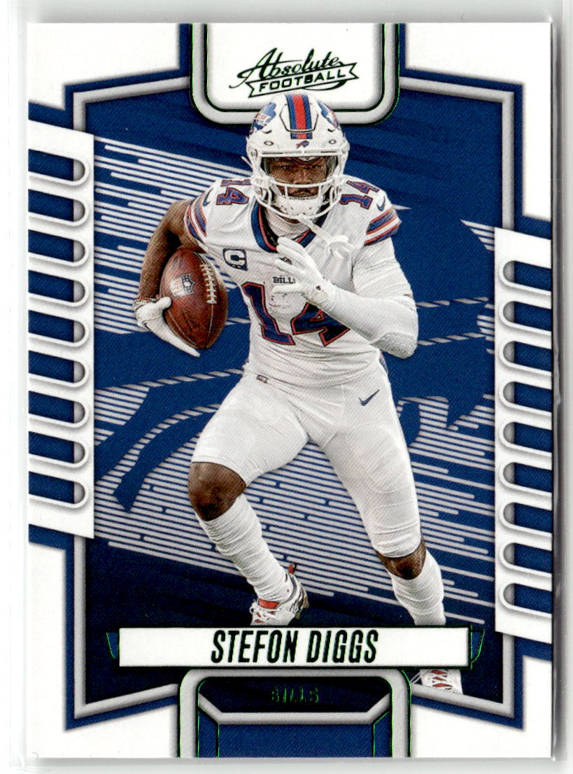 2023 Panini Absolute Stefon Diggs [Green] #66 front