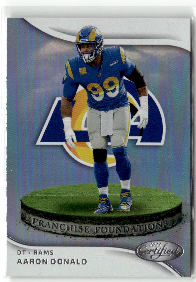 2023 Panini Certified Franchise Foundations Aaron Donald #FF-12 front