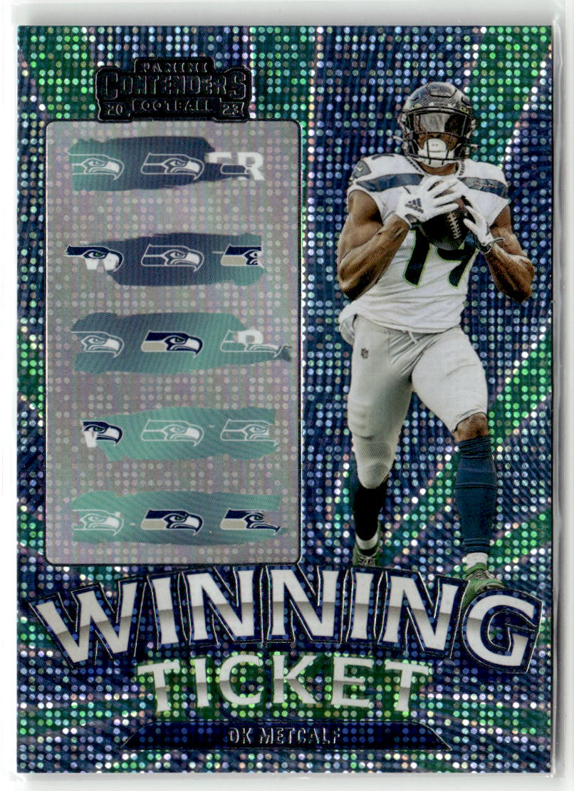 2023 Panini Contenders Winning Ticket DK Metcalf #6 front