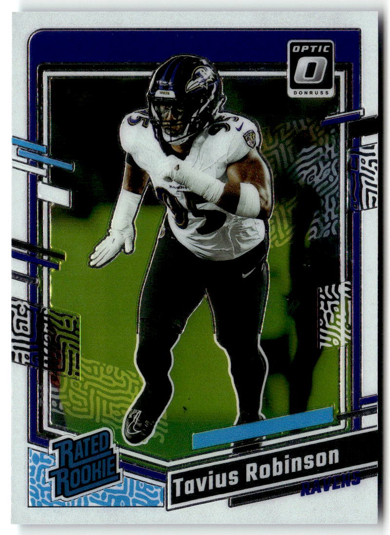 2023 Panini Donruss Optic Tavius Robinson #208 (RC) front