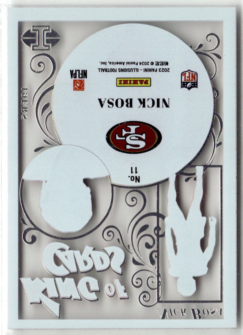 2023 Panini Illusions King of Cards Nick Bosa #11 back