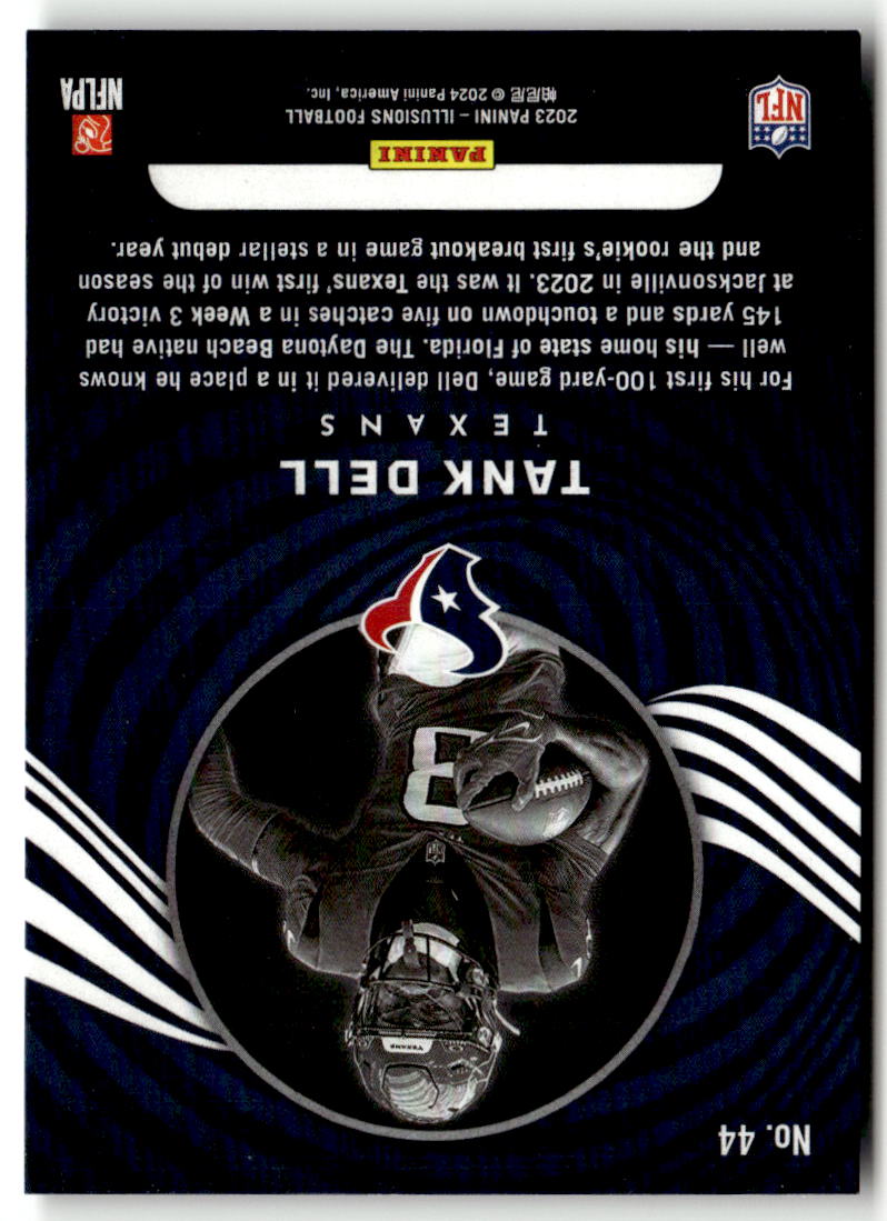 2023 Panini Illusions Tank Dell #44 (RC) back