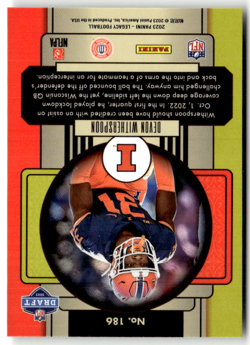 2023 Panini Legacy Devon Witherspoon [Premium Silver] #186