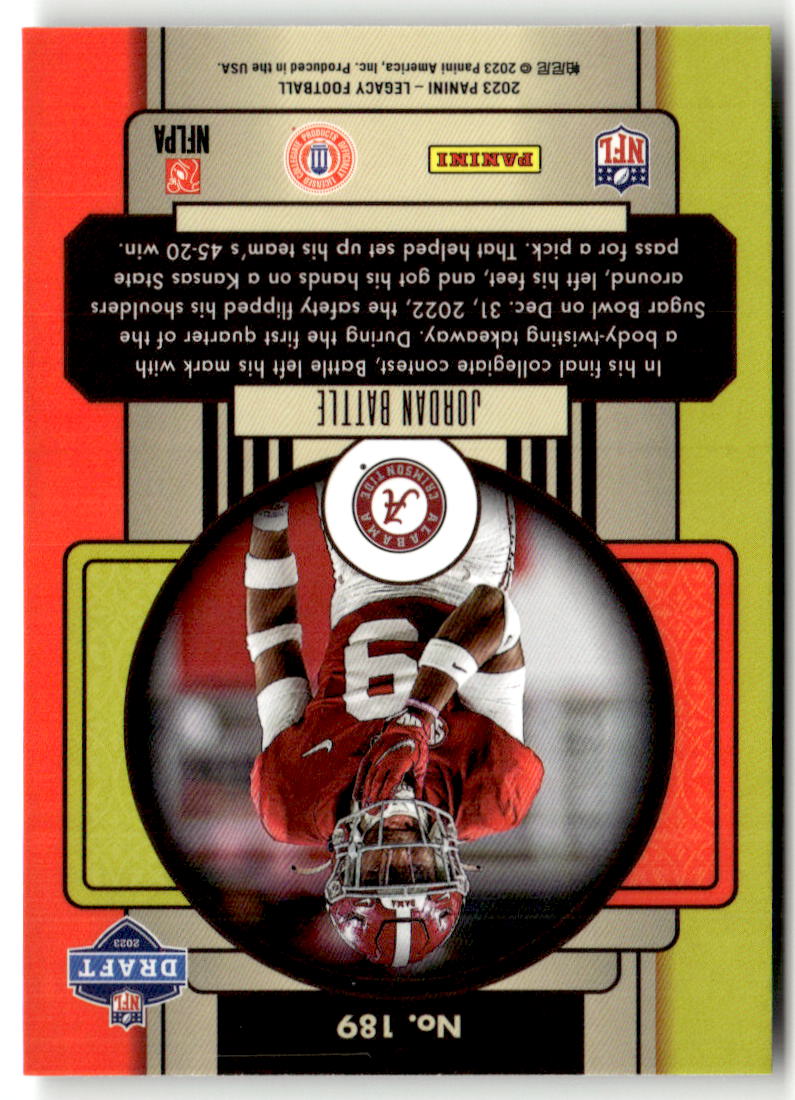 2023 Panini Legacy Jordan Battle [Premium Silver] #189 back