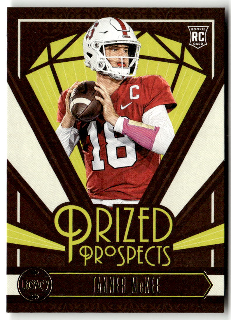 2023 Panini Legacy Prized Prospects Tanner McKee #PP-22 (RC) front