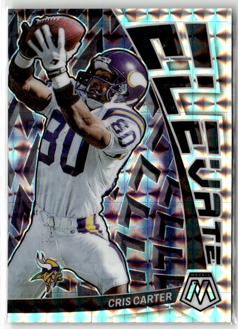2023 Panini Mosaic Elevate Cris Carter #E-CC front