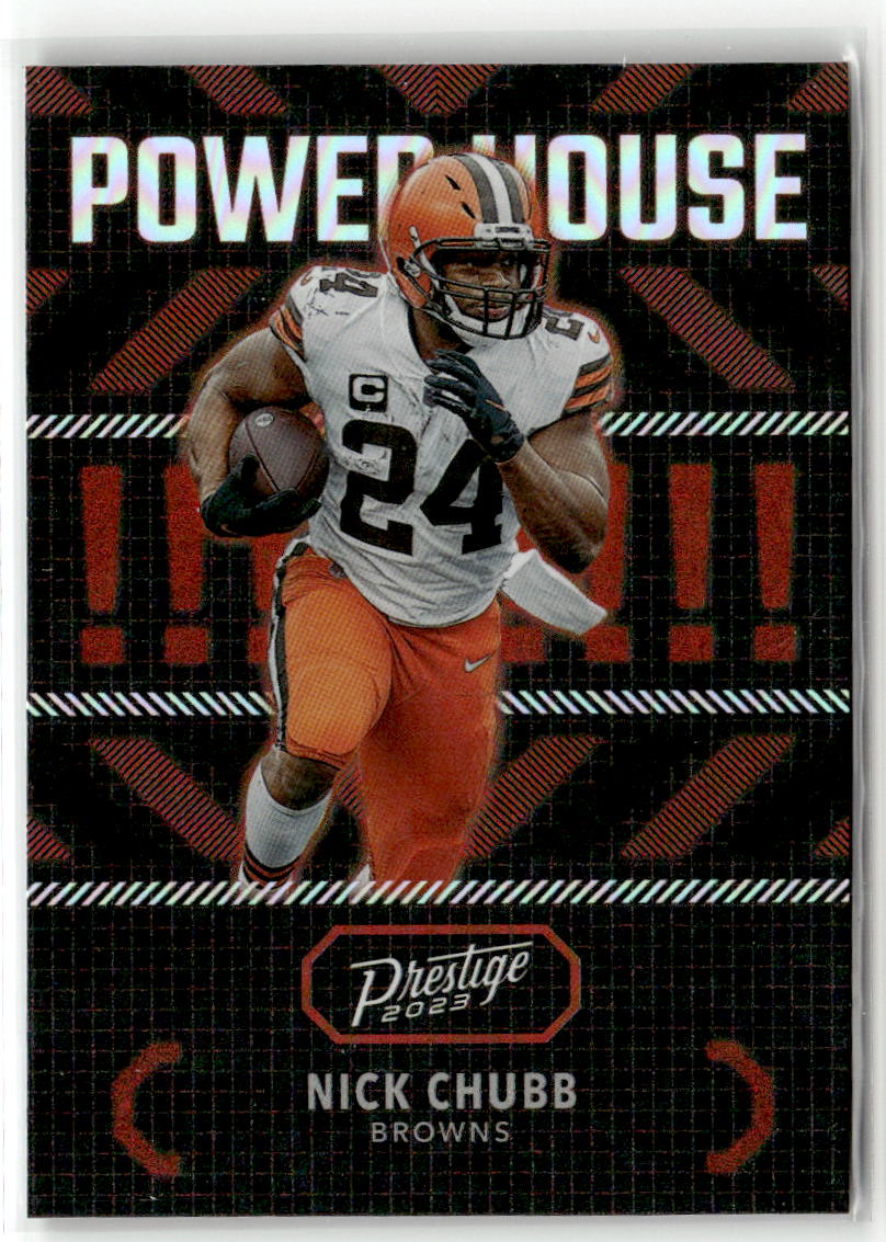 2023 Panini Prestige Power House Nick Chubb #PH-10 front